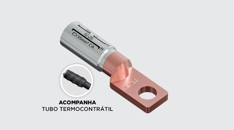 i-15-TBD - Terminal Bimetálico à Compressão para Disjuntor