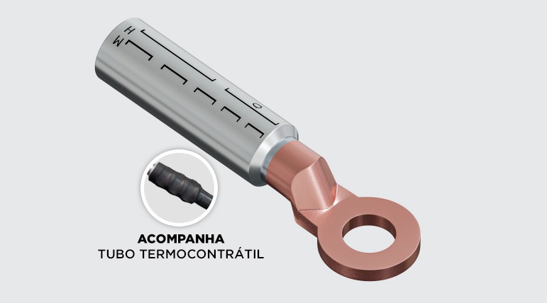TBTA - Terminal Bimetálico à Compressão