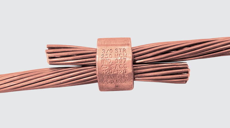 SACC - Conector de Aterramento à Compressão (cabo-cabo)
